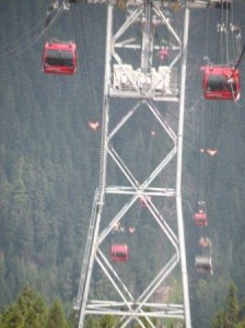 Peak to Peak (P2P) Gondola で山頂へ